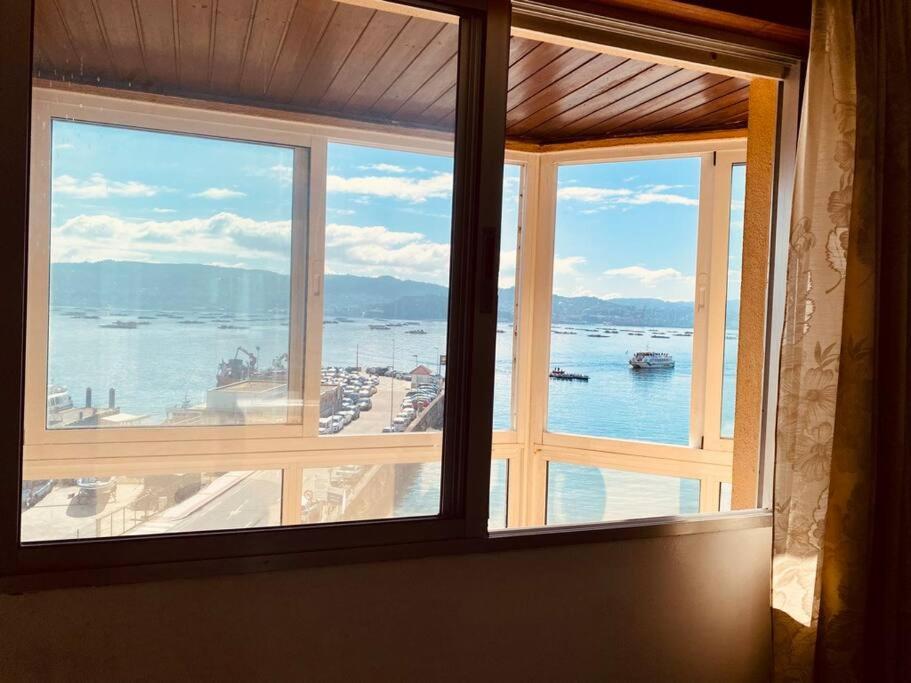 Disfruta Del Mar Y La Brisa Marina - Xanela Ao Mar Daire Moaña Dış mekan fotoğraf